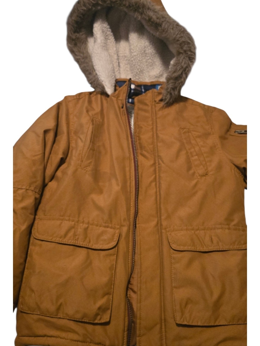 Carter's Classic & Unique Boys Hooded Parka Faux Fur Jacket
